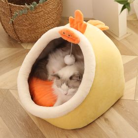 Four Seasons Universal Cat House Villa Home (Option: Yellow-Ordinary-L)
