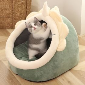 Four Seasons Universal Cat House Villa Home (Option: Green-Ordinary-L)