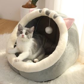 Four Seasons Universal Cat House Villa Home (Option: Grey-Ordinary-M)